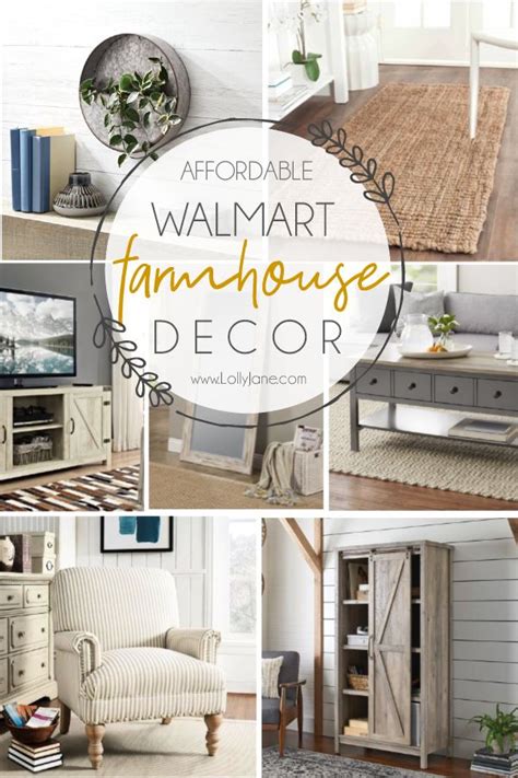 farmhouse decor at walmart|More.